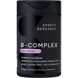Sports Research B-Complex 60 Capsules Végétariennes