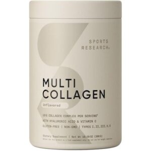 Sports Research Complexe de Multicollagènes Sans Arôme 300 g