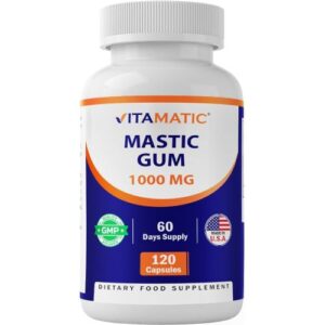 Vitamatic Gomme de Mastic 1000 mg 120 Capsules