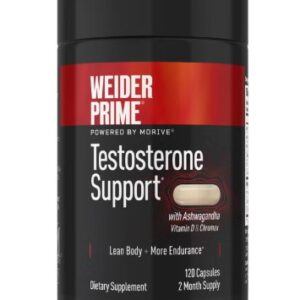 Weider Prime Testosterone Support 120 Capsules