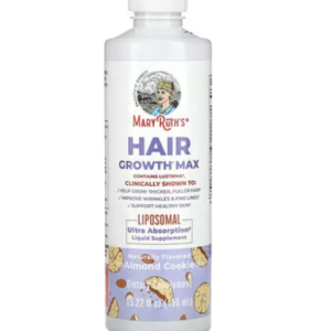 MaryRuth’s, Hair Growth Max Liposomal, Biscuit aux amandes, 450 ml