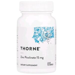 Thorne Research Zinc picolinate 15 mg 60 gelule
